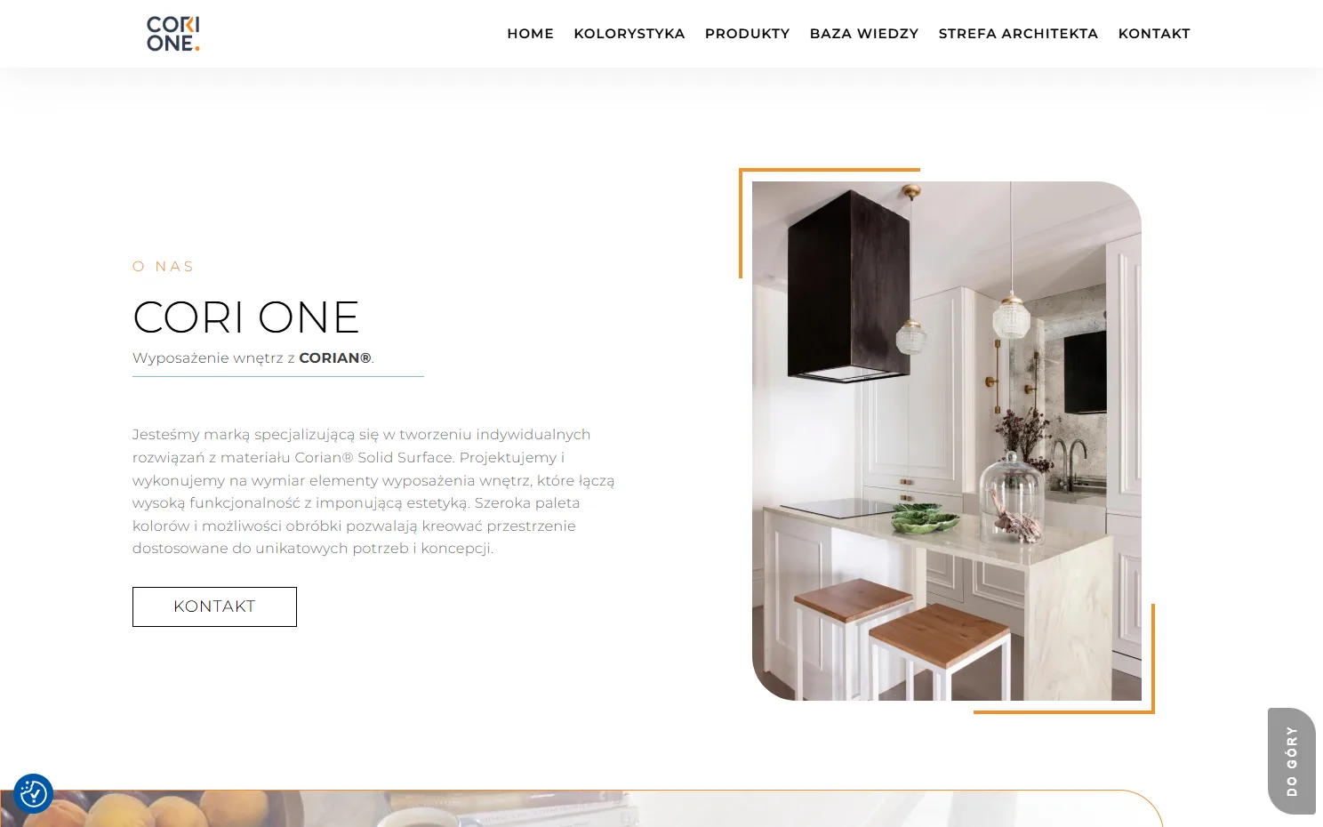 Realizacja strony internetowej - Corione, widok 2