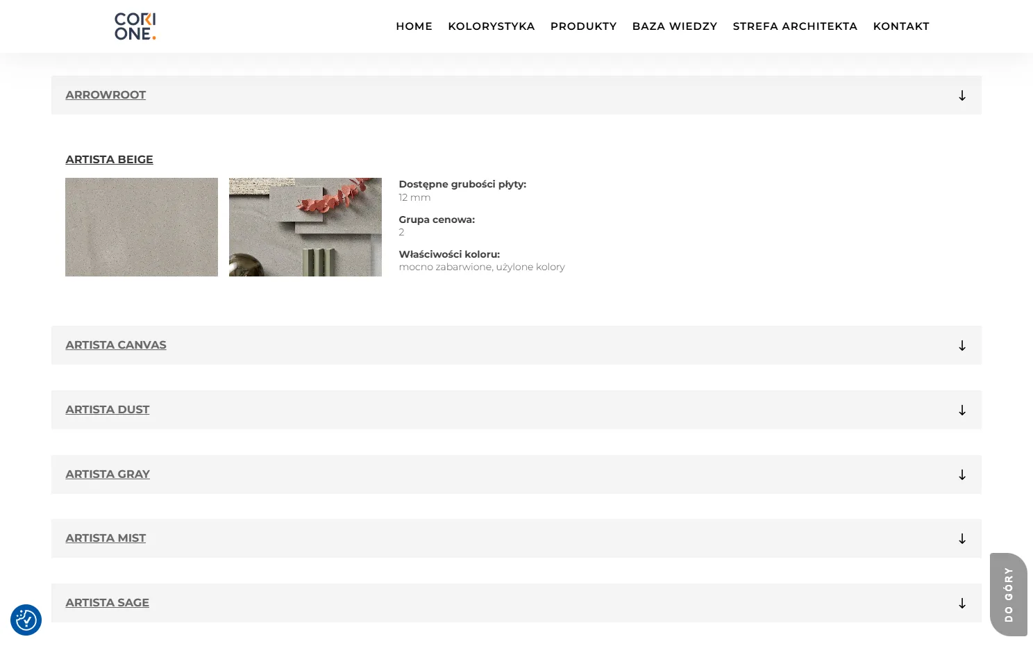 Realizacja strony internetowej - Corione, widok 3