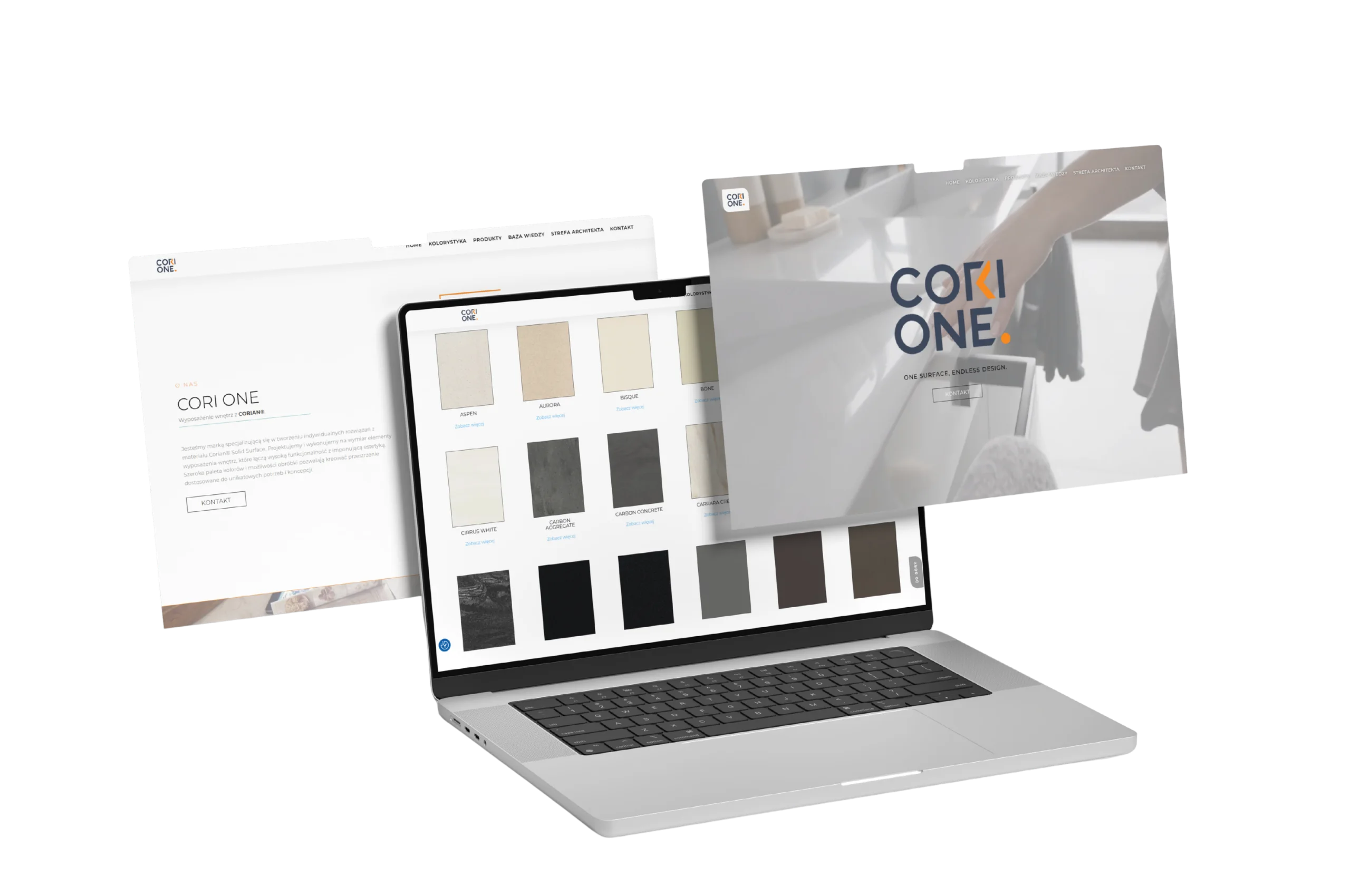 Realizacja strony internetowej - Corione