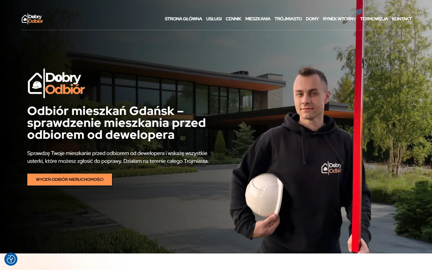 Realizacja strony internetowej - Dobry Odbiór Gda, widok 2