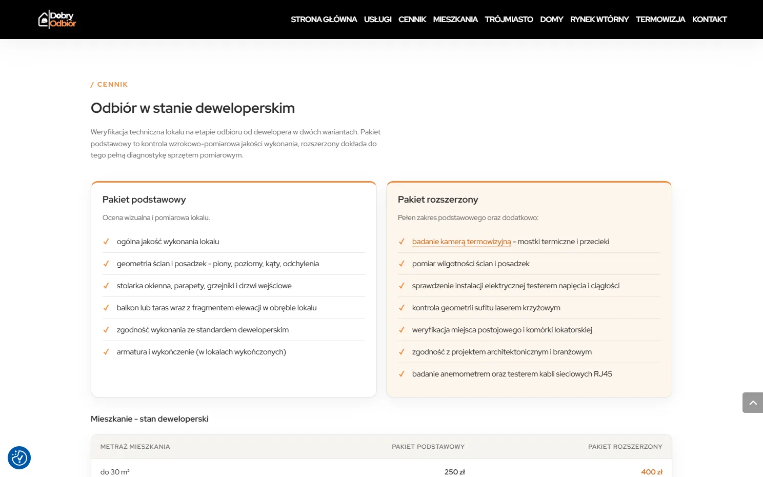 Realizacja strony internetowej - Dobry Odbiór Gda, widok 3