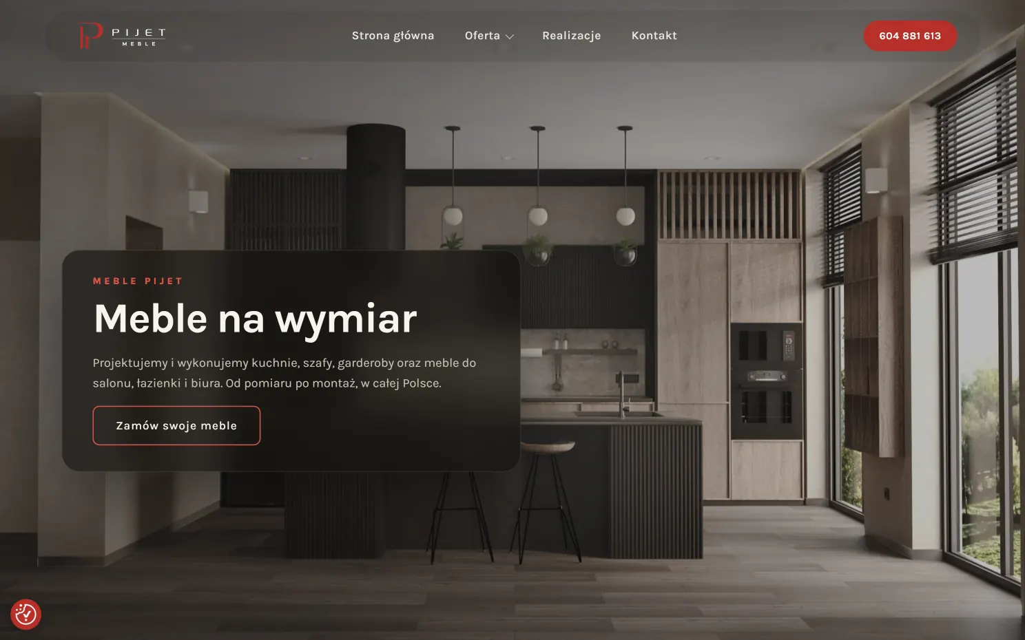Realizacja strony WWW Premium - Meble Pijet, widok 2