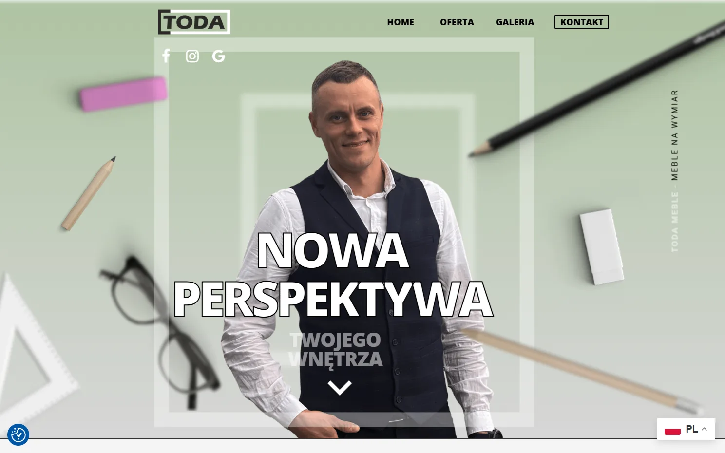 Realizacja strony internetowej - Toda Meble, widok 4